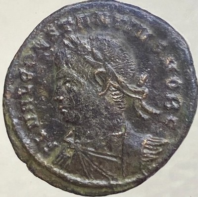 Ancient Roman Coin Emperor Constantius II 324AD-329AD Camp Gates Providentiae