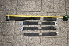 Gm Hamill Black Vintage Seatbelts Seat Belts - Dated 1968