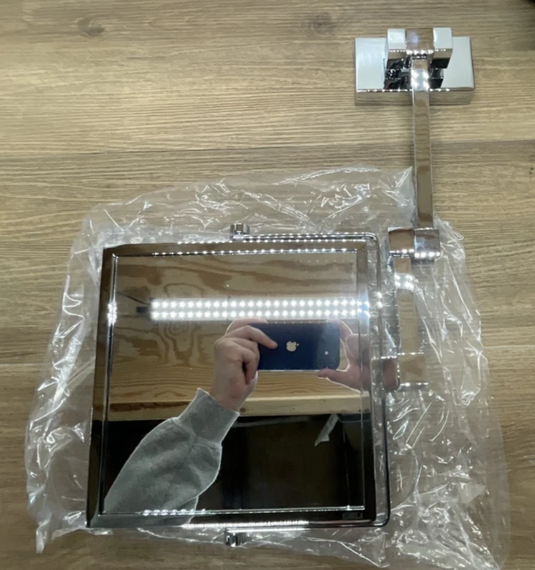 ALFI brand ABM8WS-PC Wall Mirror- Polished Chrome - *READ*