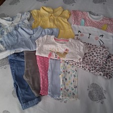 Baby Girls Tops + Leggings Upto 1 Month Bundle Various Makes.