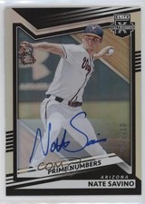 2022 Elite Extra Edition Prime Numbers A Signatures 7/210 Nate Savino Auto 4pn