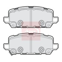 Apec BremsbeläGe Hinten FüR Honda HR-V RU 2014 (R90) RU