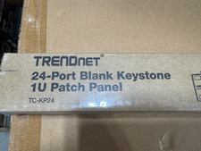 TRENDnet 24 Port Blank Keystone 1U Patch Panel for Cat6 Networking Solutions