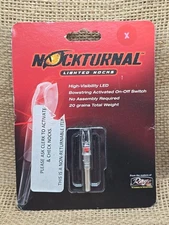New Nockturnal X Red LED Lighted Nock 20 Grains