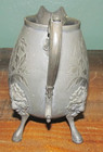 Antique 4 Footed Lion Face Silver Plate Creamer Wilcox Silver Co Goth Gothic — photo 5