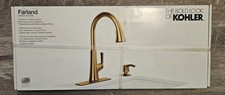 NEW Kohler Farland 26756-SD-2MB Kitchen Faucet - Brushed Moderne Brass - Gold