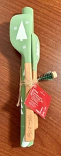 NWT Holiday Tree & Snowflake Design Silicone Baking Mat & Utensil Set ~ Crofton