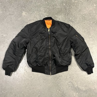 Alpha Industries USAF MA-1 Intermediate Flyers Bomber Jacket Black