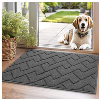 Biscpro FußMatte Grau 50X80Cm Innen AußEn
