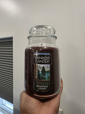 Yankee Candle Mountain Lodge Scented Candle Single Wick Glass 22 OZ Brand New