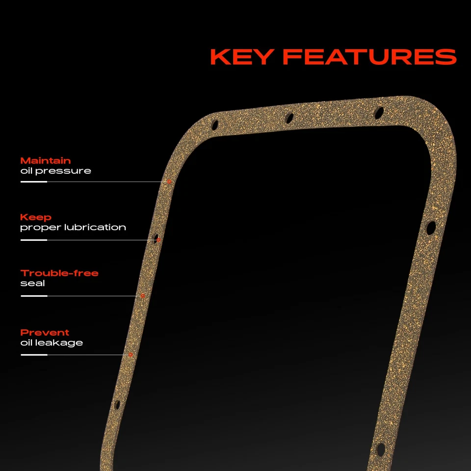 Juego de juntas inferiores del cárter de aceite del motor para Nissan Altima 1993 1994 1995-2001 L4 2,4 L Foto 4 de 4