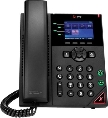 Polycom VVX 250 Desktop Business IP Phone 2200-48820-025 Gigabit SIP VoIP