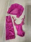 VTG 1979 Beauty Secrets Barbie Doll #1290 Original Outfit Pink Bodysuit Skirt