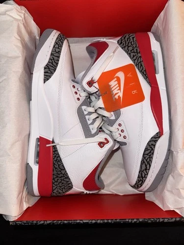 Jordan 3 Fire Red DS Size 10.5