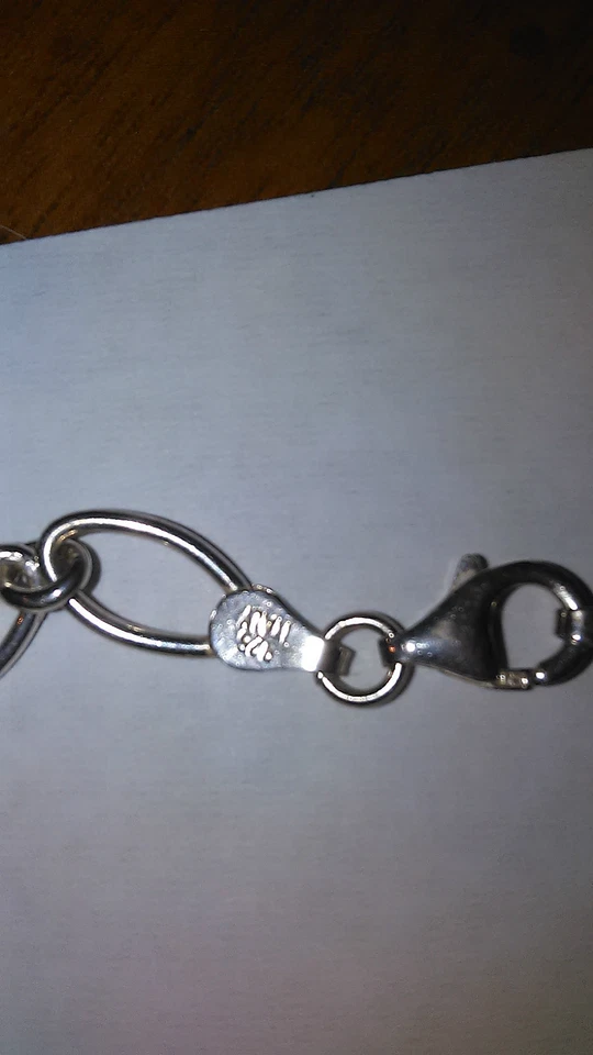 Collar Sevilla Silver™ "Corazón" Gota 16" 20,5 gramos Foto 4 de 4