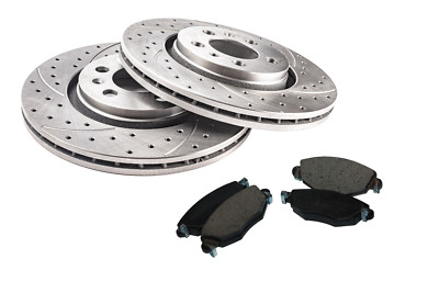 For VW GOLF 3 4 CABRIO 1.6 1.8 1.9 1993-2002 BRAKE DISCS PADS GT0235 226MM REAR