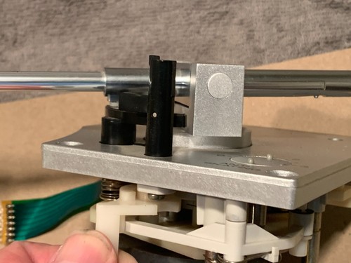 Yamaha P-850 Stereo Turntable Parting Out - Tonearm Assembly w/ Stand / Cuing - Picture 12 of 22