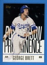 2018 Topps Update Series - Postseason Preeminence BLACK #PO-6 George Brett