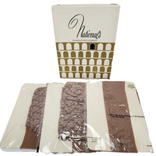 3 pr Nationals Guaranteed Hosiery Style L-10 - Neutral Beige Long Cute Floral