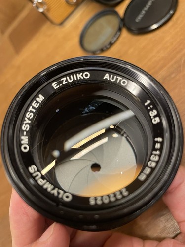 *CLA'd : Almost Mint : New Leather* Olympus OM-2 Film Camera 50mm 135mm Lens /JP - Picture 23 of 24