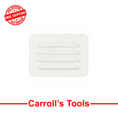 Haron Aluminium Pressed Wall Vent Anodised White and Screw Fitting 100 x  75mm for sale online | eBay