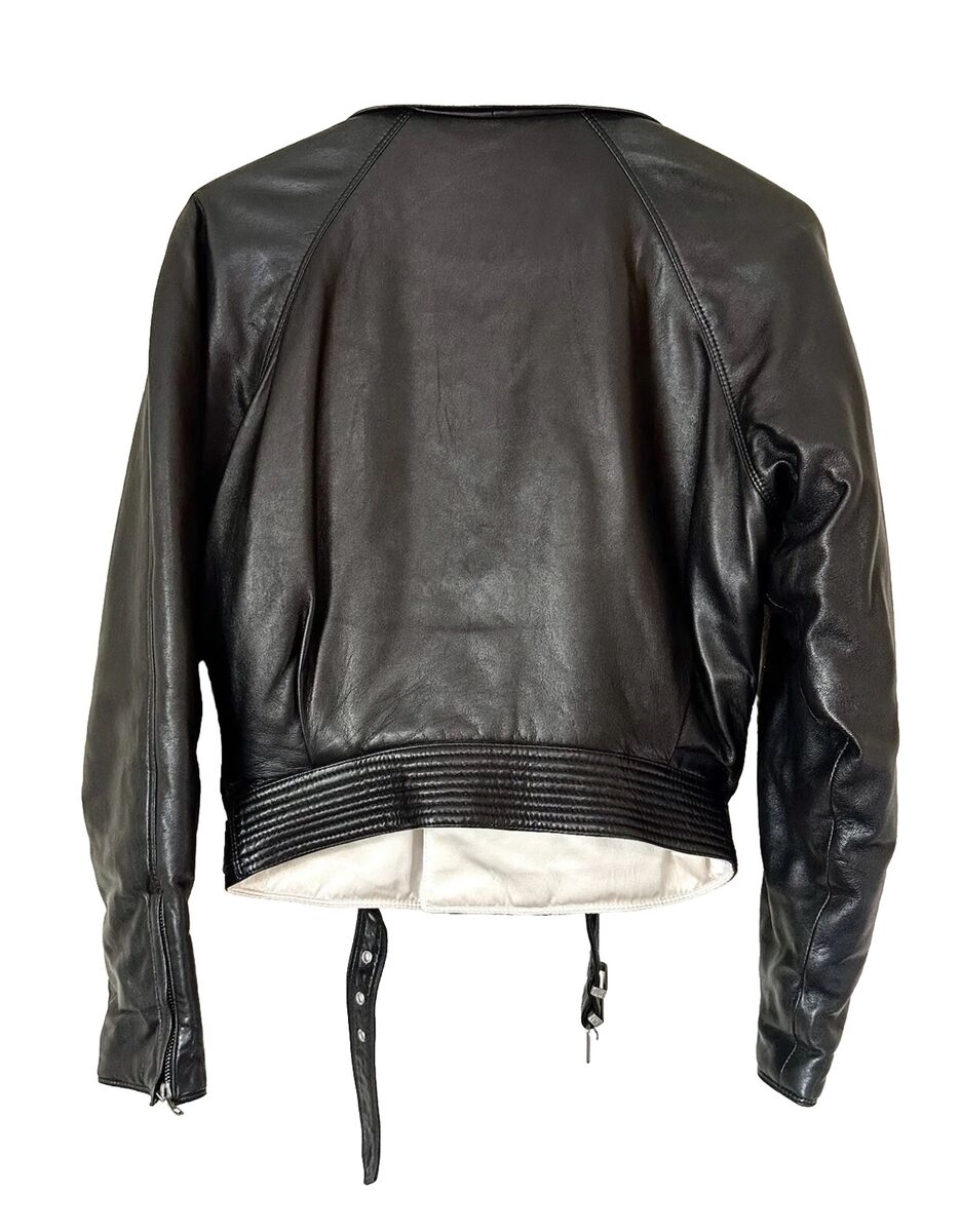 Rare Vintage 90s Gianni Versace Motorcycle Leather Jacket Rare Vintage 90s Gianni Versace Motorcycle Leather Jacket