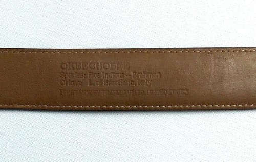 Mens Trafalgar Okeechobee Belt Black Croc Print Size 38 / 95 - Picture 8 of 9