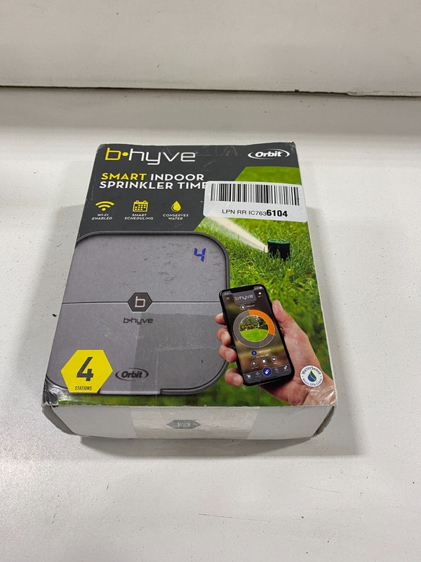 b hyve smart indoor outdoor sprinkler timer 4 Stations