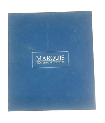 Marquis by Waterford Crystal Square Decanter Set Decanter 2 Glasses New