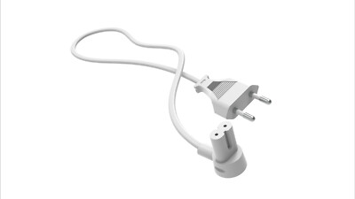 Sonos Era Netzkabel Stromkabel von Flexson FLXE035M1011 35cm 0,35m Weiß