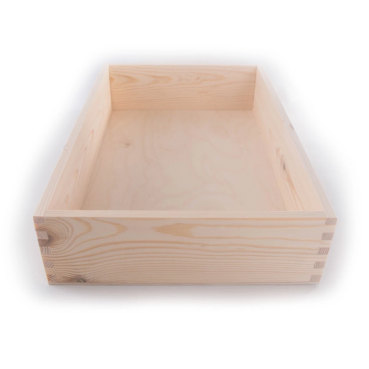 Long rectangular wooden box sale