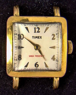 Timex Square Herren Handaufzug Uhr (Vintage) -- Ersatzteile/Reparaturen