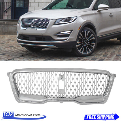 Chrome Front Grill Grille For Lincoln MKC 2019 Perfect Aftermarket Replacement