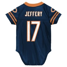 Alshon Jeffery NFL Chicago Bears Home Infant Newborn Creeper Jersey (3-9M)