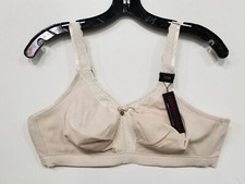 Curvy Couture Women's Plus Size Cotton Luxe Unlined Wire-Free Bra 38DD - Nautral