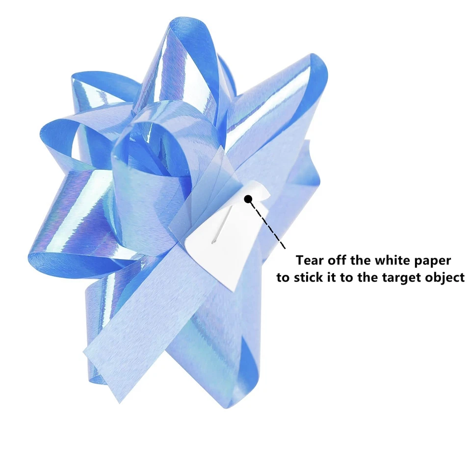 Surtido de 72 arcos de regalo con 18 rollos de cintas rizadoras, arcos de vacaciones para envoltura de regalo Foto 4 de 4