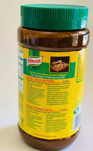 Knorr Caldo Con Sabor DE Pollo Pollo Aroma Pollo Brodo Rete WT. 40,5 oz (confezione da 2) - Foto 3 di 4