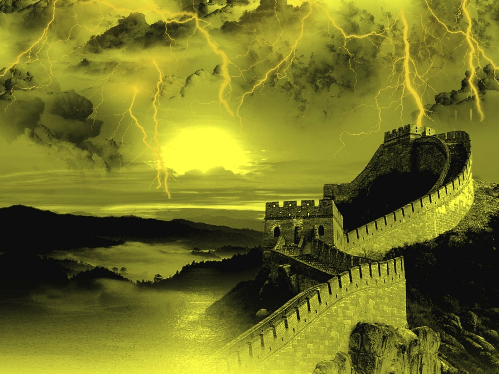 Toile Grande Muraille de Chine 50x70 cm pour créer une ambiance zen dans votre bureau