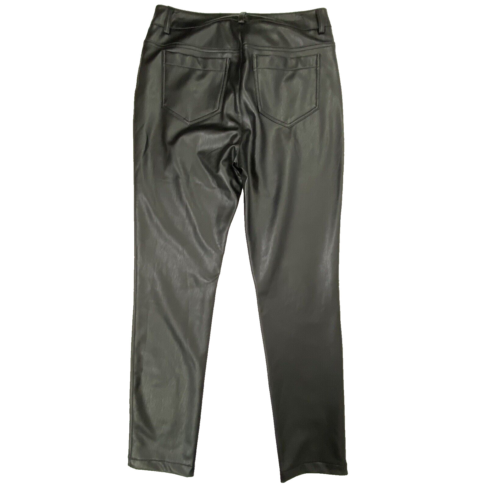 Boston Proper Faux Leather Polyurethane Pants Sla… - image 2