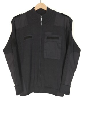 Men's Work Zipper Knitted Black Jacket Sweater Cardigan Size XXXL ''byTom Tailor''