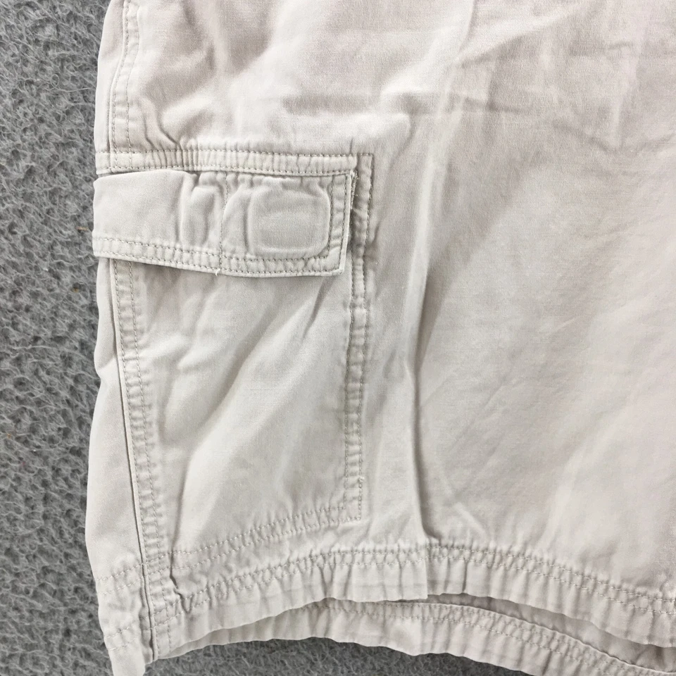 Pantalones Cortos Carga Woolrich Para Hombre 44 (real 45x8) Beige Algodón Tiro Alto Cremallera Mosca Informal Foto 3 de 4