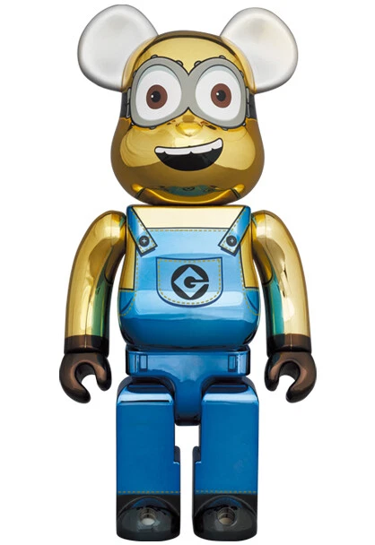 BE@RBRICK DAVE CHROME Ver. 1000％ Bearbrick Medicom Toy