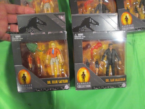 JURASSIC WORLD PARK HAMMOND COLLECTION DR. IAN MALCOLM +ELLIE SATTLER MATTEL - 第 1/11 張圖片