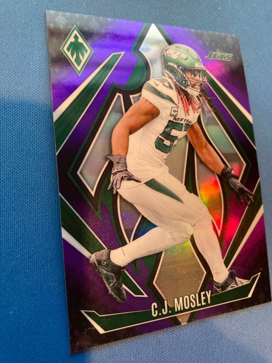 2024 Panini Phoenix C.J. MOSLEY Purple Fade New York Jets