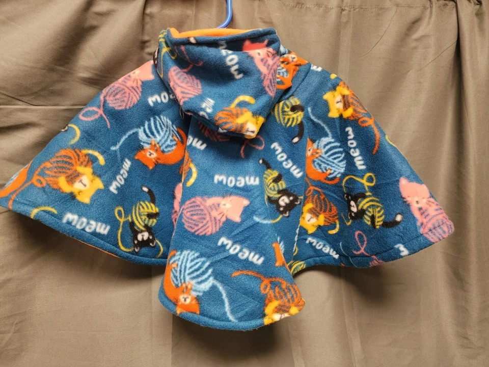 Автомобильное сиденье пончо ручной работы, раздвижное, с двойной флисовой подкладкой - Изображение 2 из 4