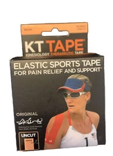 Original Cotton, Elastic Kinesiology Athletic Tape, 16’ Uncut Roll, Beige