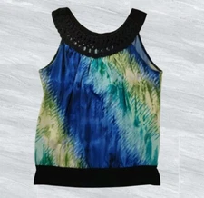 Wrapper Chemisier Coloré Sans Manches Coupe Décontractée Taille Femme Grande