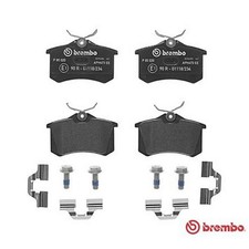 Beläge Hinten Bremsen Brembo P85020 VW Polo (6R_) 1.4 63 Kw 2009