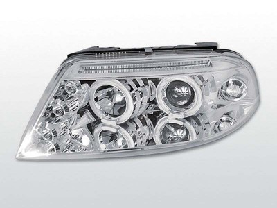 Faruri pentru for VW PASSAT 3BG 00-05 angel eyes Chrome TUNING DE LPVW79EL XINO 