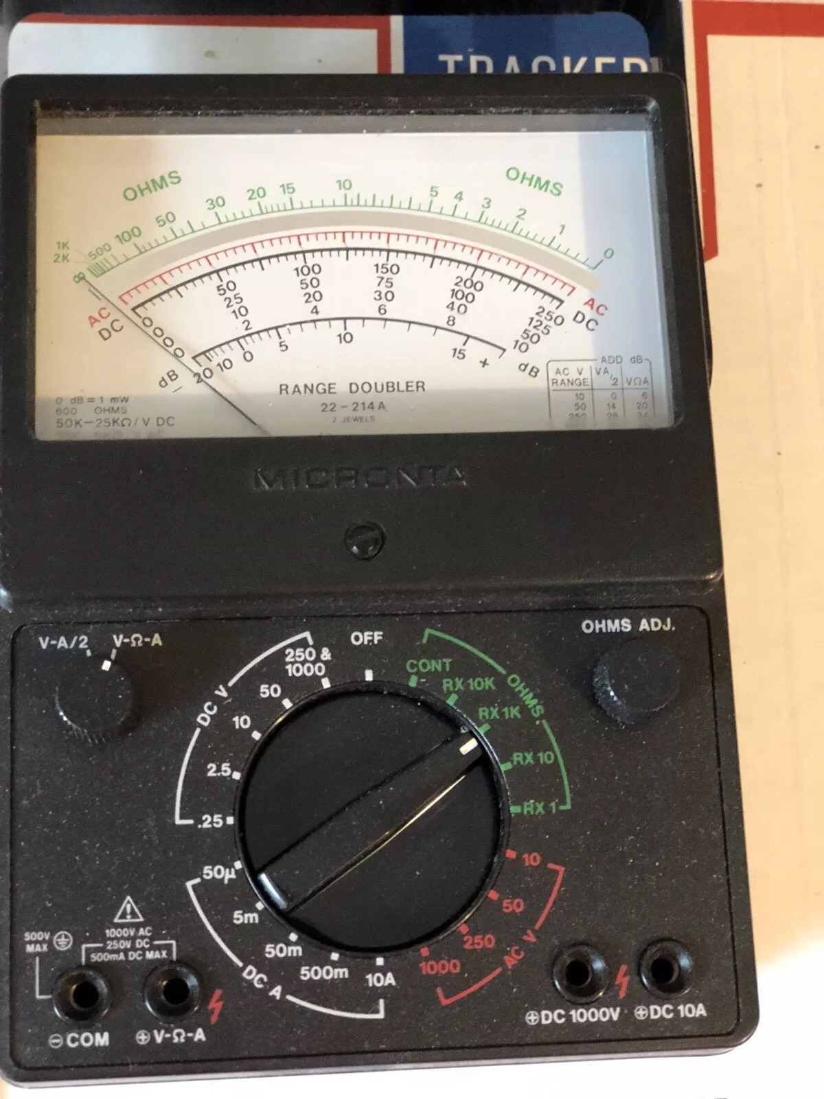 Multitester Micronta 43-range Volts Amps Range Doubler Continuity Buzzer 22-214  | eBay